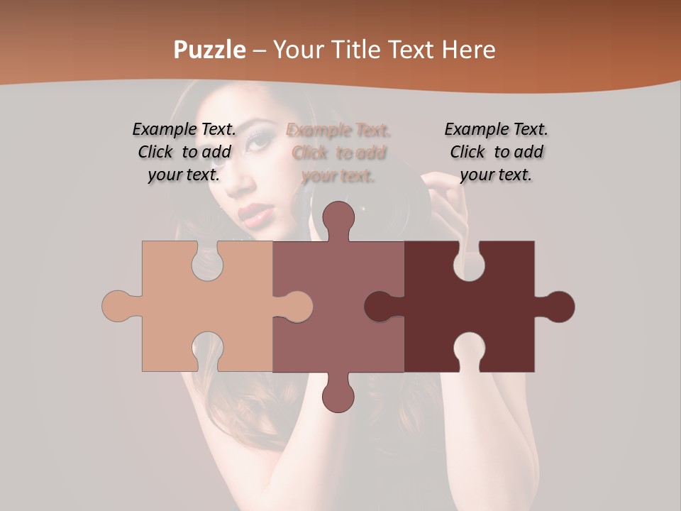 Technologie Fashion Selbstvertrauen PowerPoint Template