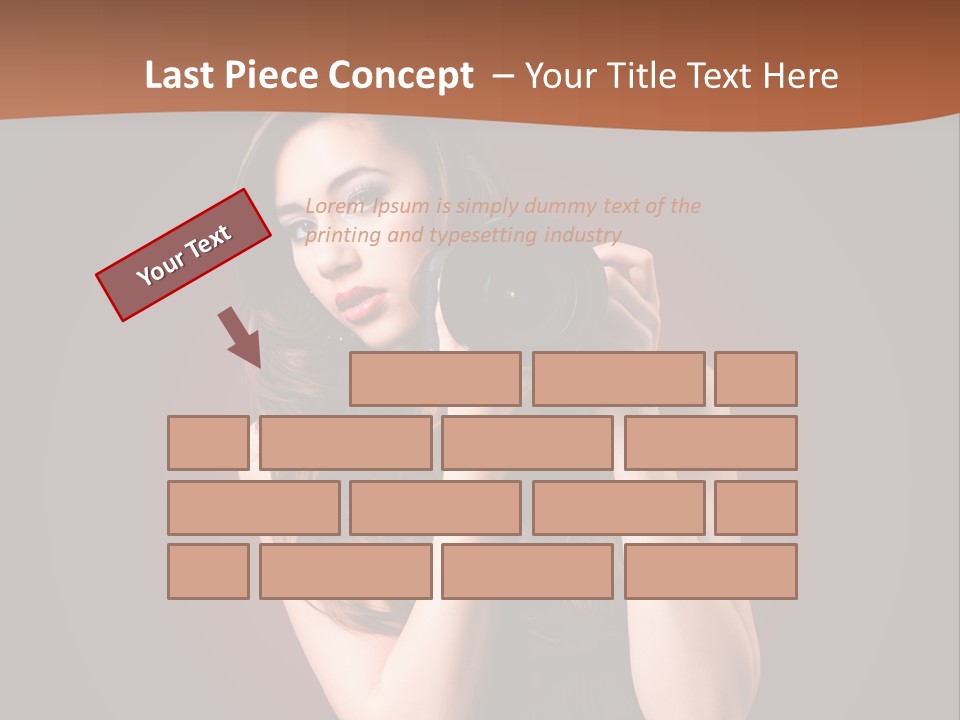 Technologie Fashion Selbstvertrauen PowerPoint Template