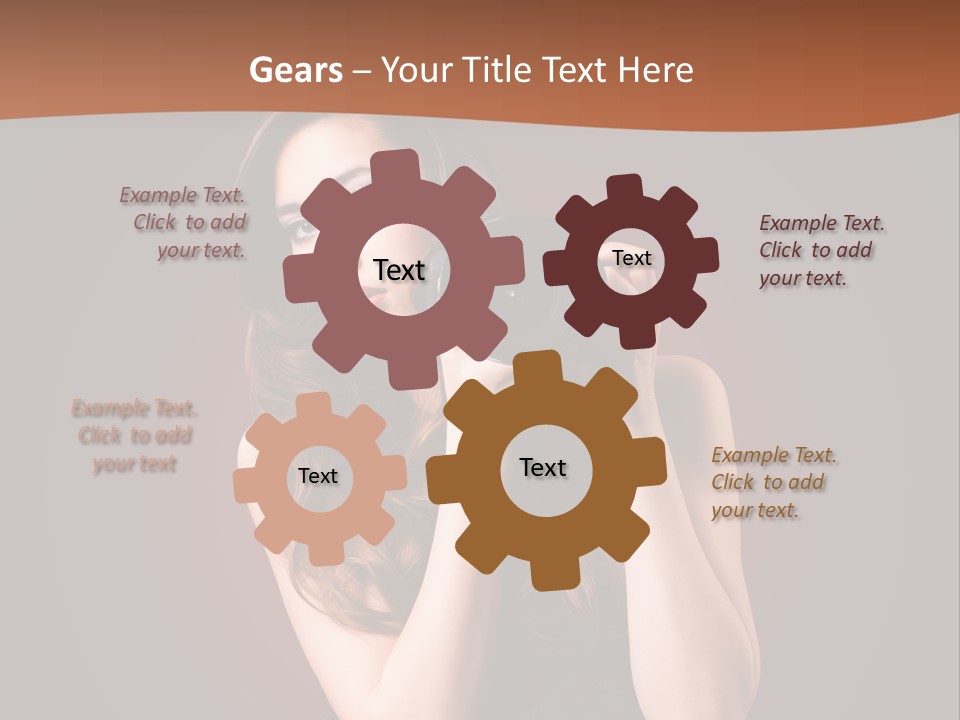 Technologie Fashion Selbstvertrauen PowerPoint Template