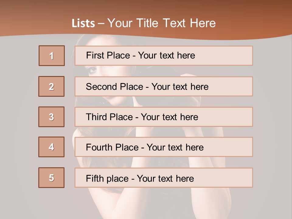 Technologie Fashion Selbstvertrauen PowerPoint Template