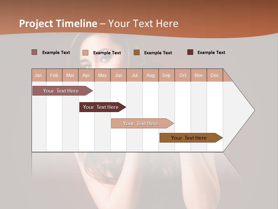 Technologie Fashion Selbstvertrauen PowerPoint Template