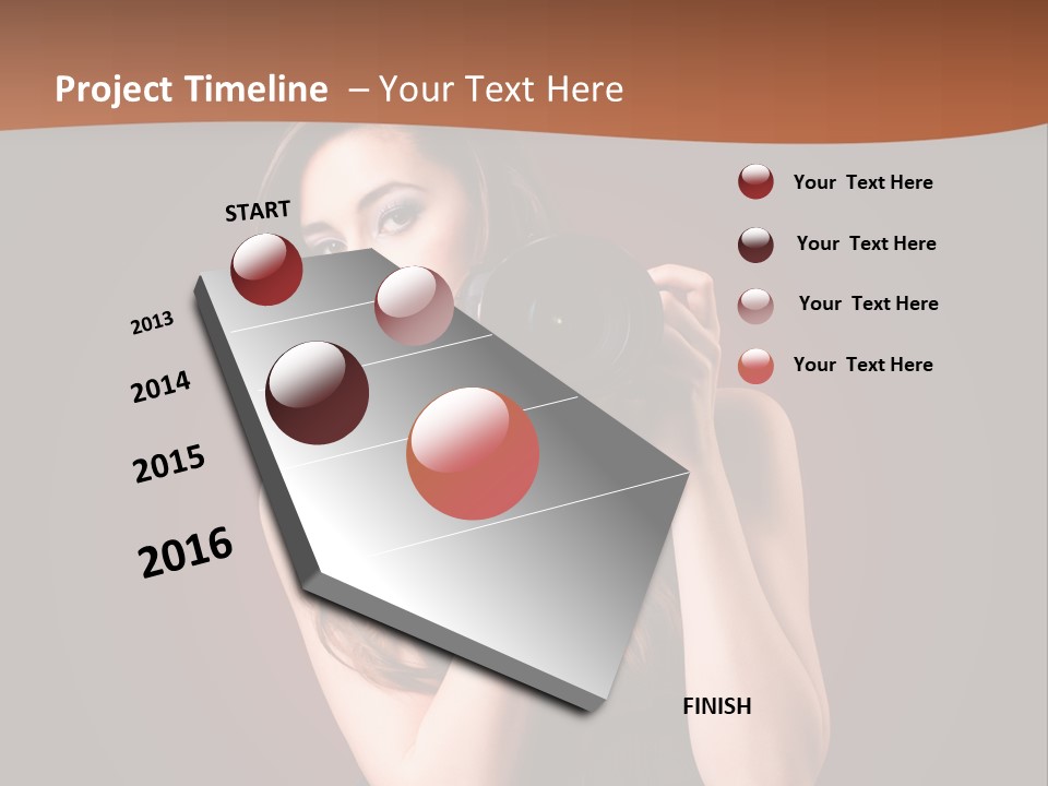 Technologie Fashion Selbstvertrauen PowerPoint Template