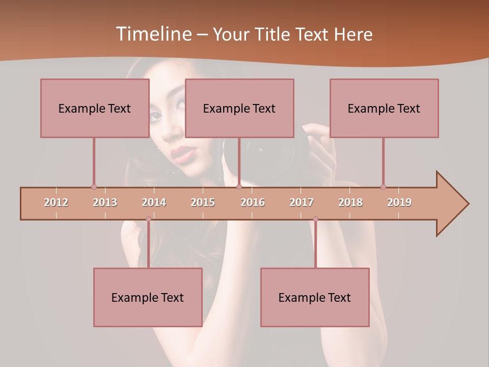 Technologie Fashion Selbstvertrauen PowerPoint Template