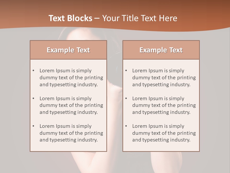 Technologie Fashion Selbstvertrauen PowerPoint Template