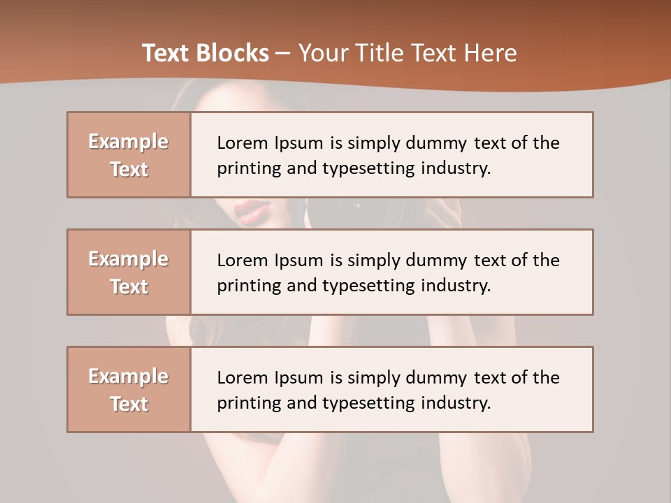 Technologie Fashion Selbstvertrauen PowerPoint Template