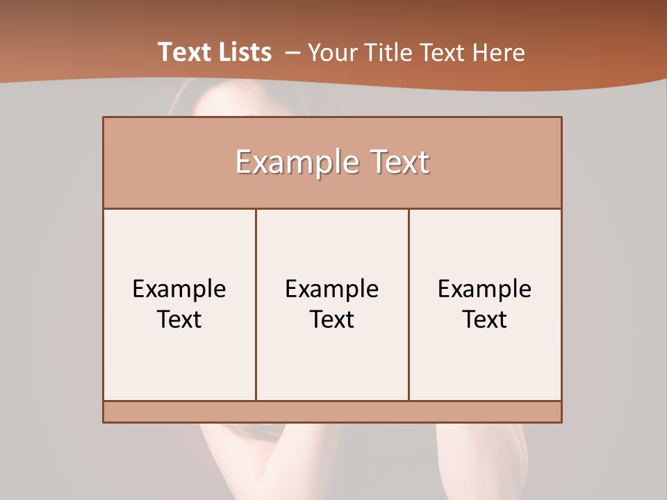 Technologie Fashion Selbstvertrauen PowerPoint Template