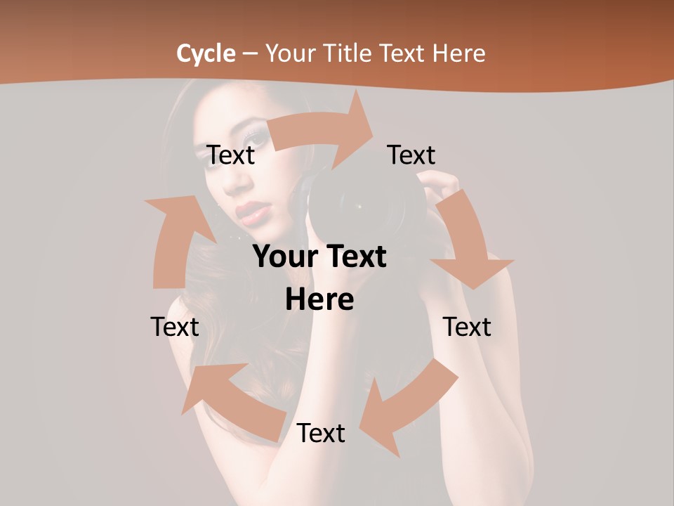 Technologie Fashion Selbstvertrauen PowerPoint Template