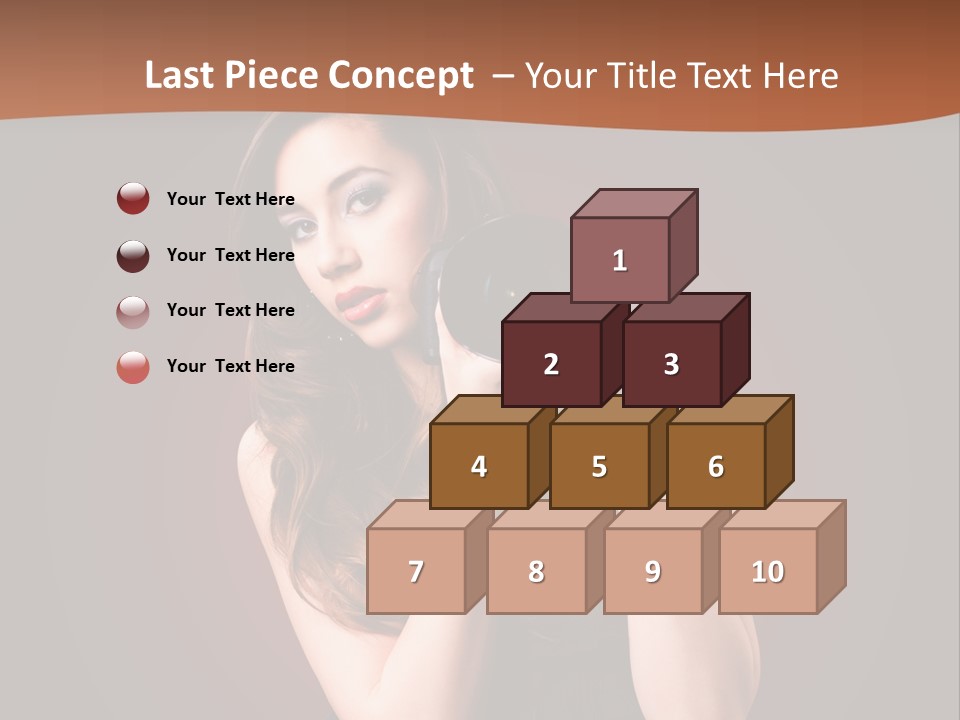 Technologie Fashion Selbstvertrauen PowerPoint Template