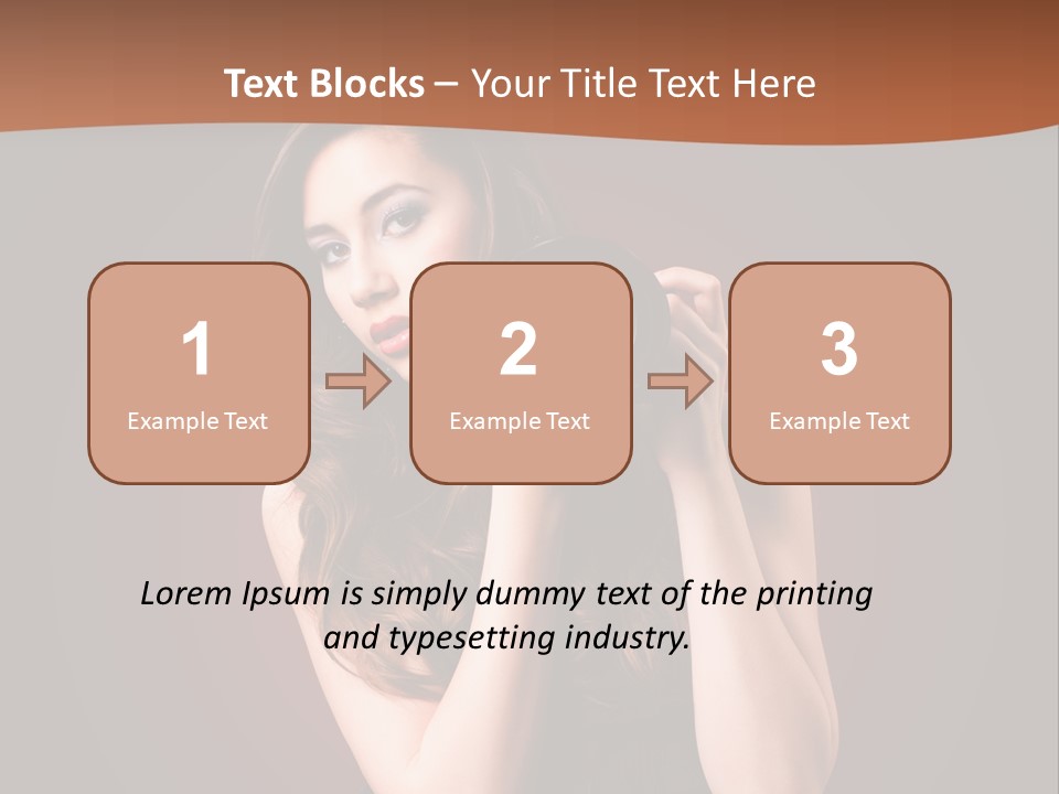 Technologie Fashion Selbstvertrauen PowerPoint Template