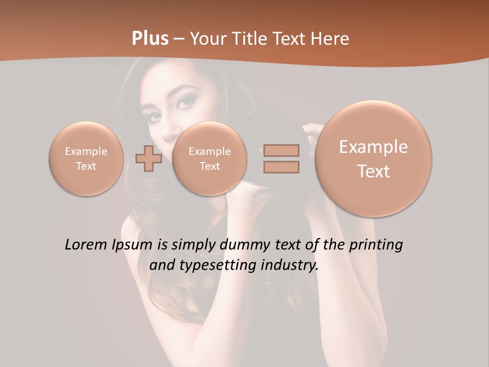 Technologie Fashion Selbstvertrauen PowerPoint Template