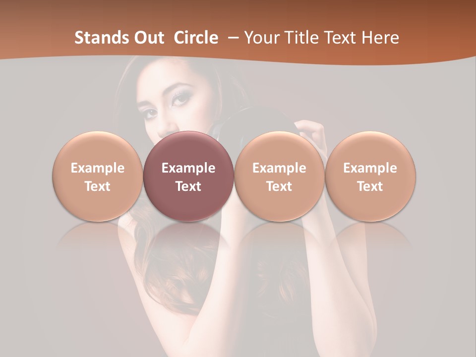 Technologie Fashion Selbstvertrauen PowerPoint Template