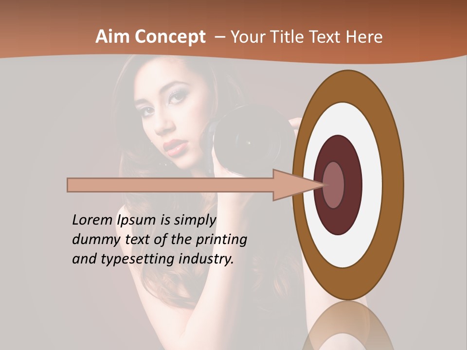 Technologie Fashion Selbstvertrauen PowerPoint Template