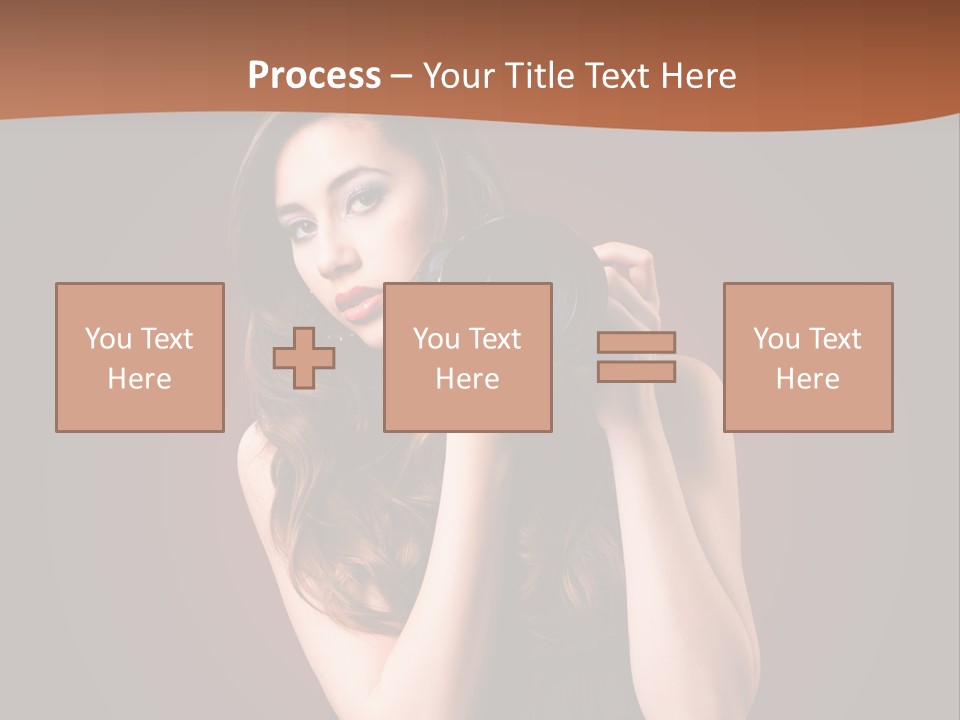Technologie Fashion Selbstvertrauen PowerPoint Template