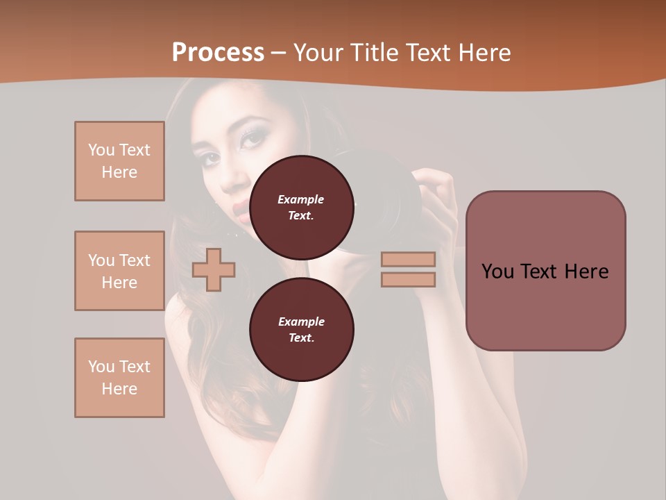 Technologie Fashion Selbstvertrauen PowerPoint Template
