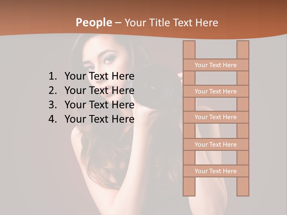 Technologie Fashion Selbstvertrauen PowerPoint Template
