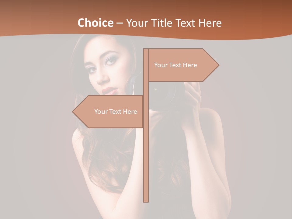 Technologie Fashion Selbstvertrauen PowerPoint Template