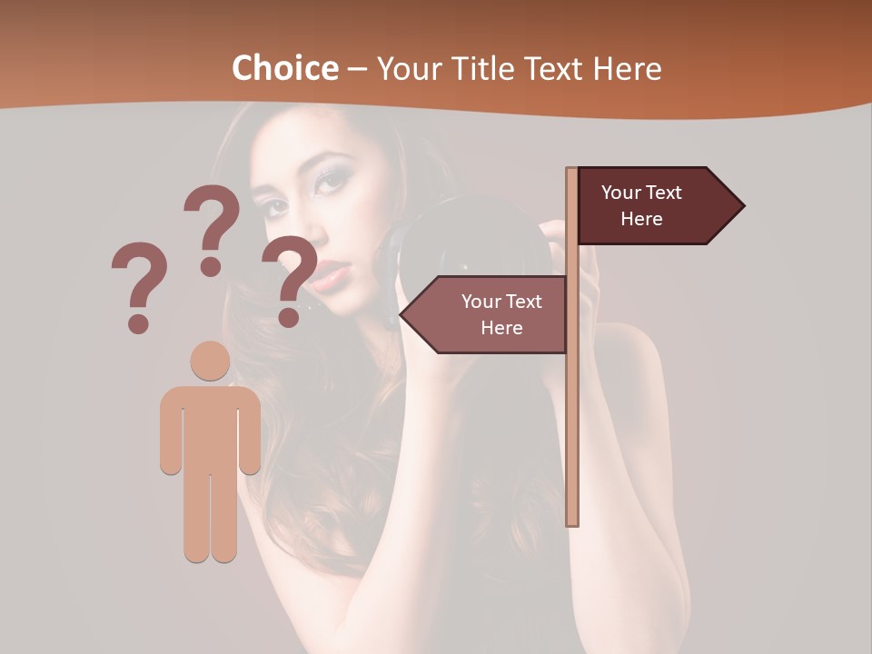 Technologie Fashion Selbstvertrauen PowerPoint Template