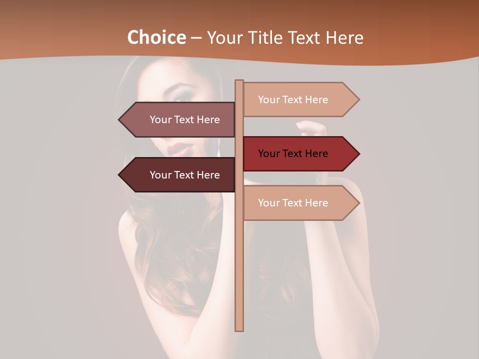 Technologie Fashion Selbstvertrauen PowerPoint Template
