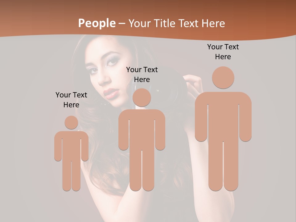 Technologie Fashion Selbstvertrauen PowerPoint Template