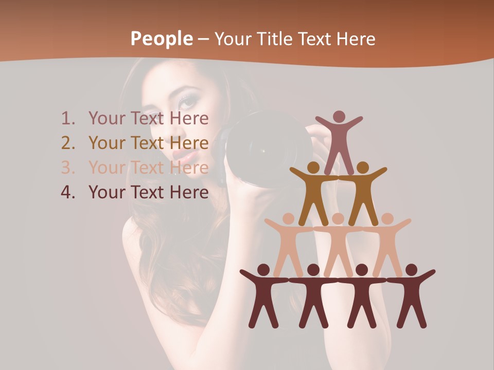 Technologie Fashion Selbstvertrauen PowerPoint Template