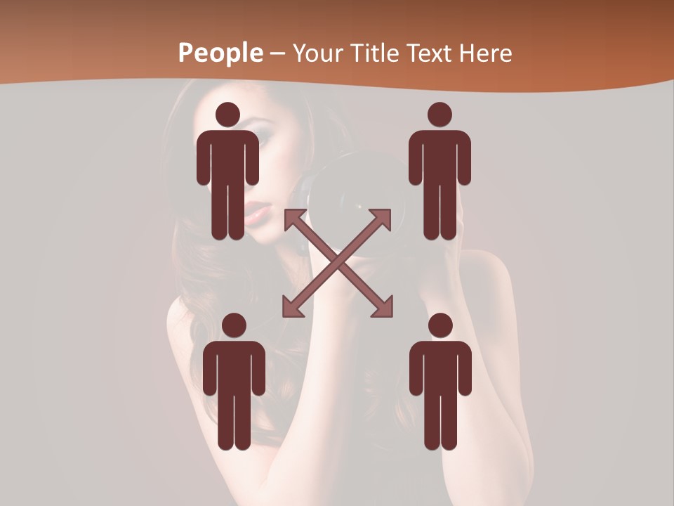 Technologie Fashion Selbstvertrauen PowerPoint Template