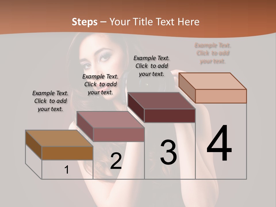 Technologie Fashion Selbstvertrauen PowerPoint Template