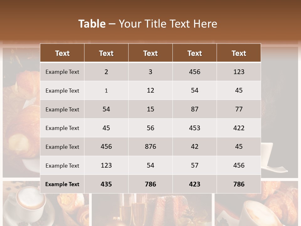 Hazelnut Coffee Aromatic PowerPoint Template
