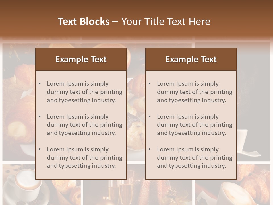 Hazelnut Coffee Aromatic PowerPoint Template