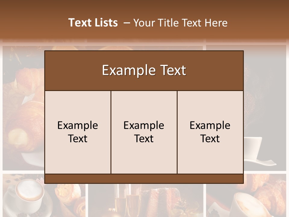 Hazelnut Coffee Aromatic PowerPoint Template