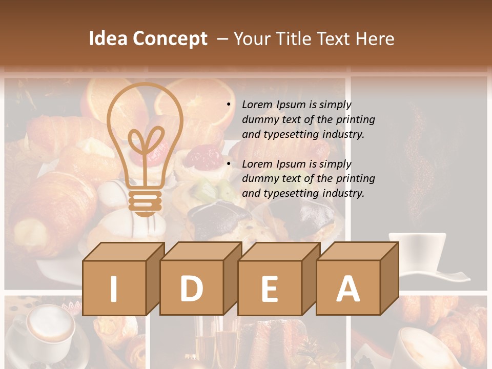 Hazelnut Coffee Aromatic PowerPoint Template