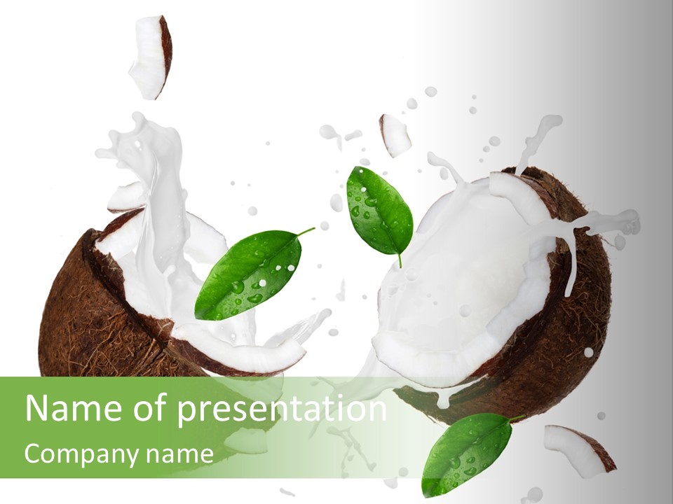 Nonalcoholic Island Pouring PowerPoint Template