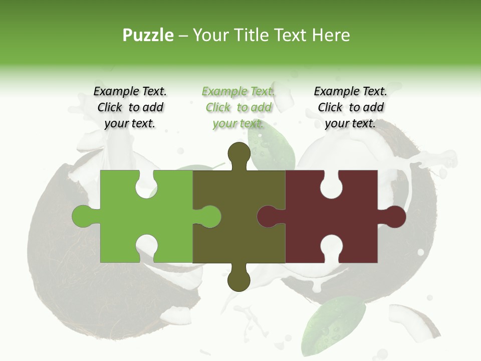 Nonalcoholic Island Pouring PowerPoint Template