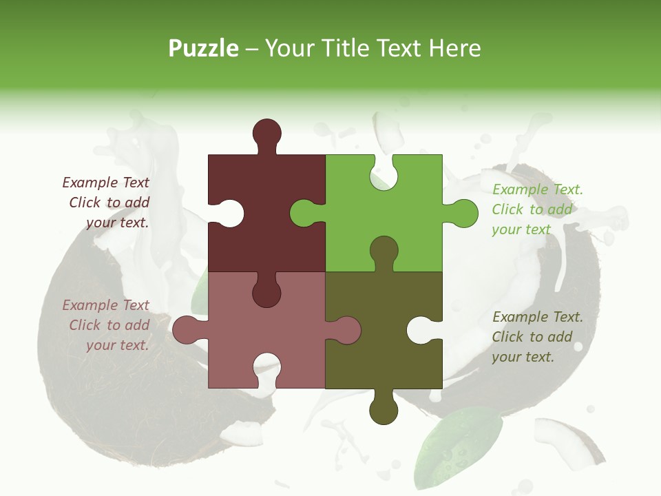 Nonalcoholic Island Pouring PowerPoint Template