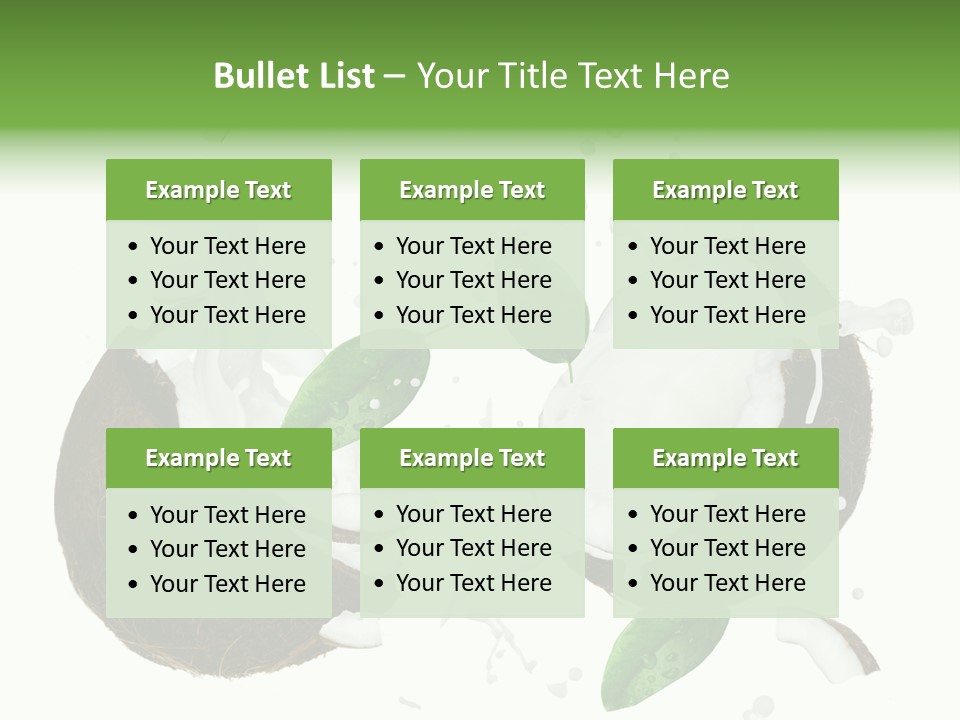 Nonalcoholic Island Pouring PowerPoint Template