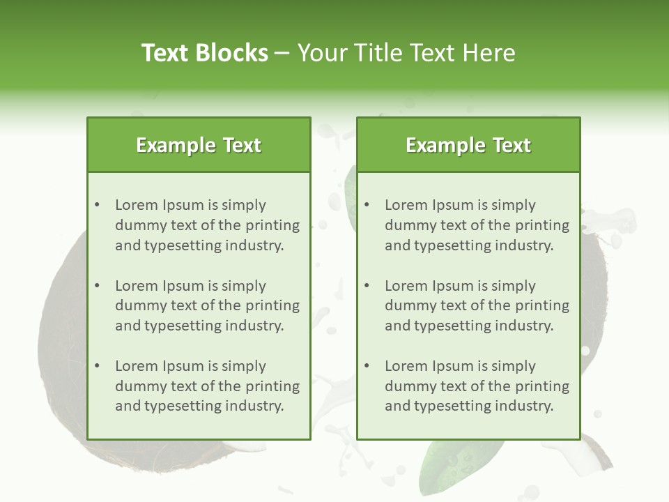 Nonalcoholic Island Pouring PowerPoint Template