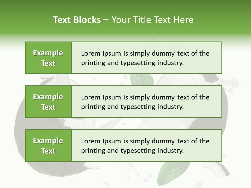 Nonalcoholic Island Pouring PowerPoint Template