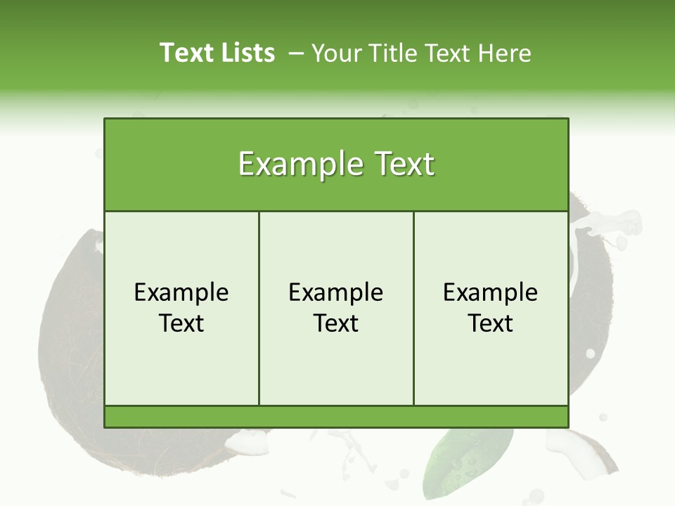 Nonalcoholic Island Pouring PowerPoint Template