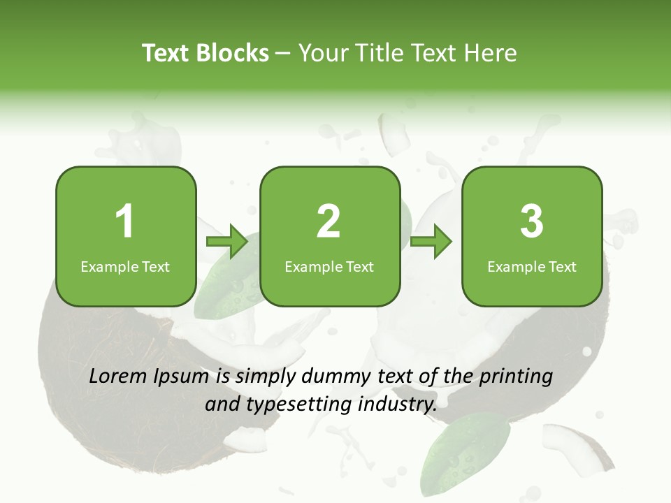 Nonalcoholic Island Pouring PowerPoint Template