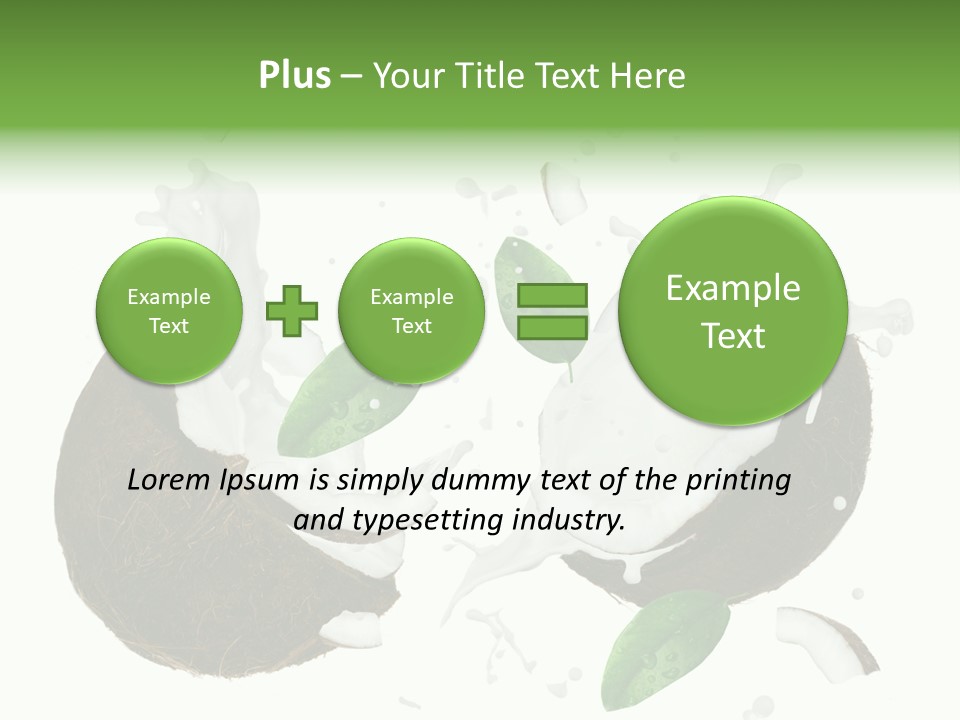 Nonalcoholic Island Pouring PowerPoint Template