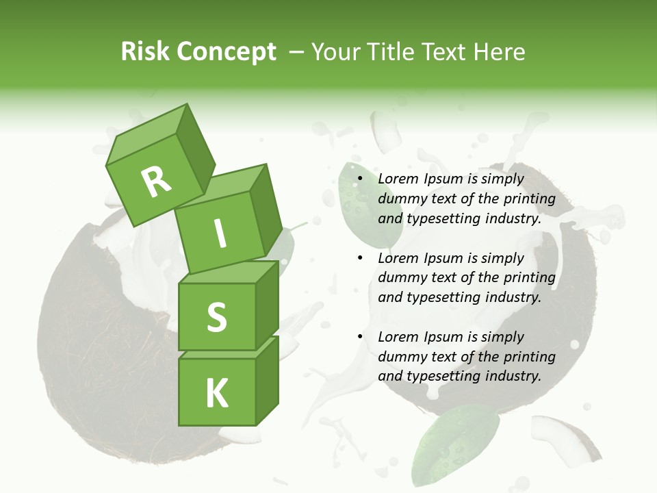 Nonalcoholic Island Pouring PowerPoint Template