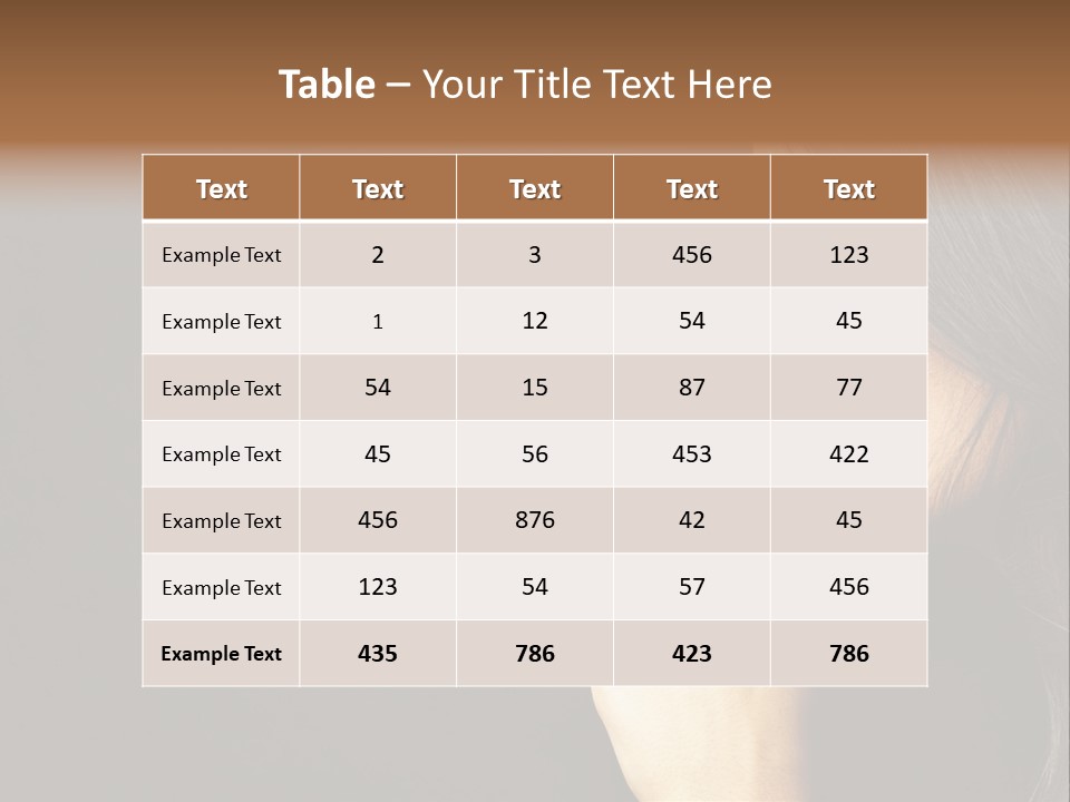 Woman Sign Calm PowerPoint Template