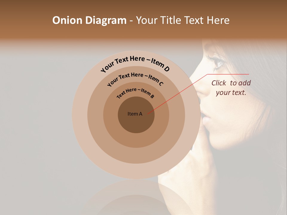 Woman Sign Calm PowerPoint Template