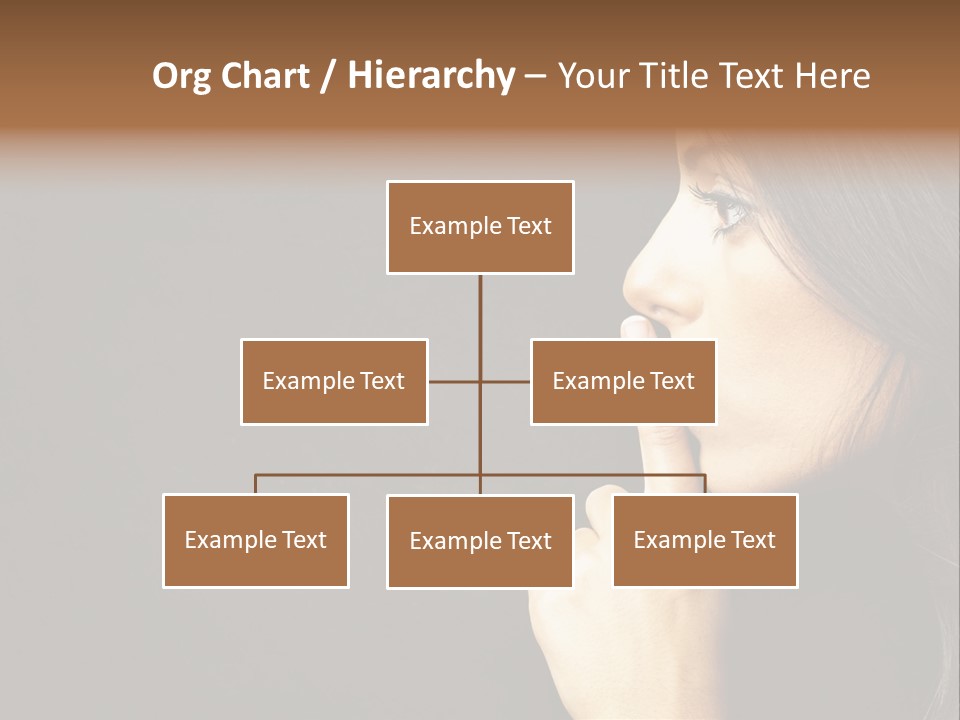 Woman Sign Calm PowerPoint Template