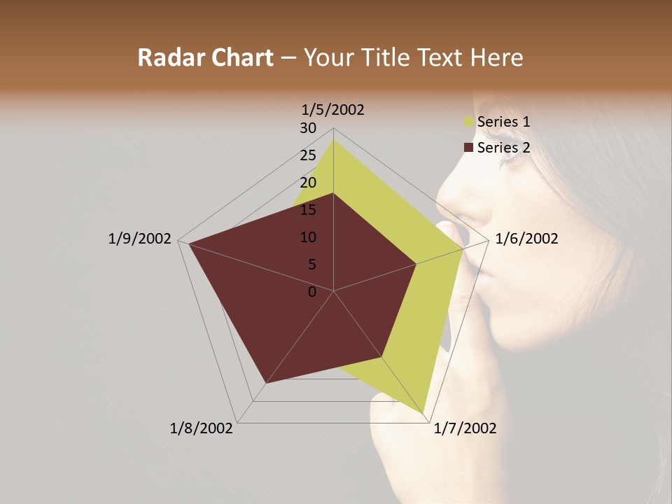 Woman Sign Calm PowerPoint Template