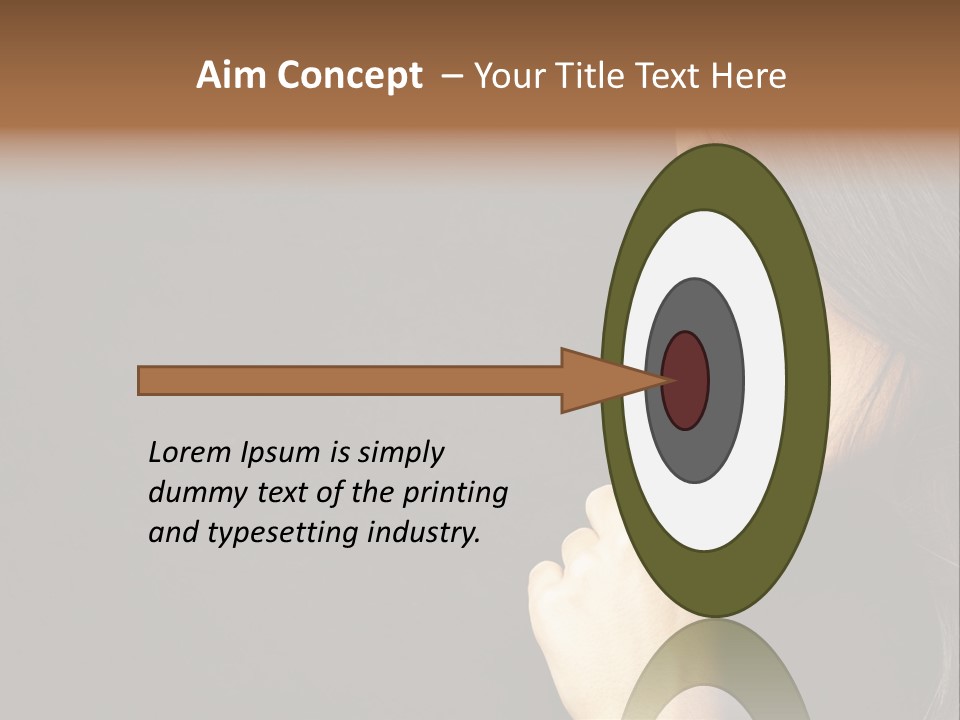 Woman Sign Calm PowerPoint Template