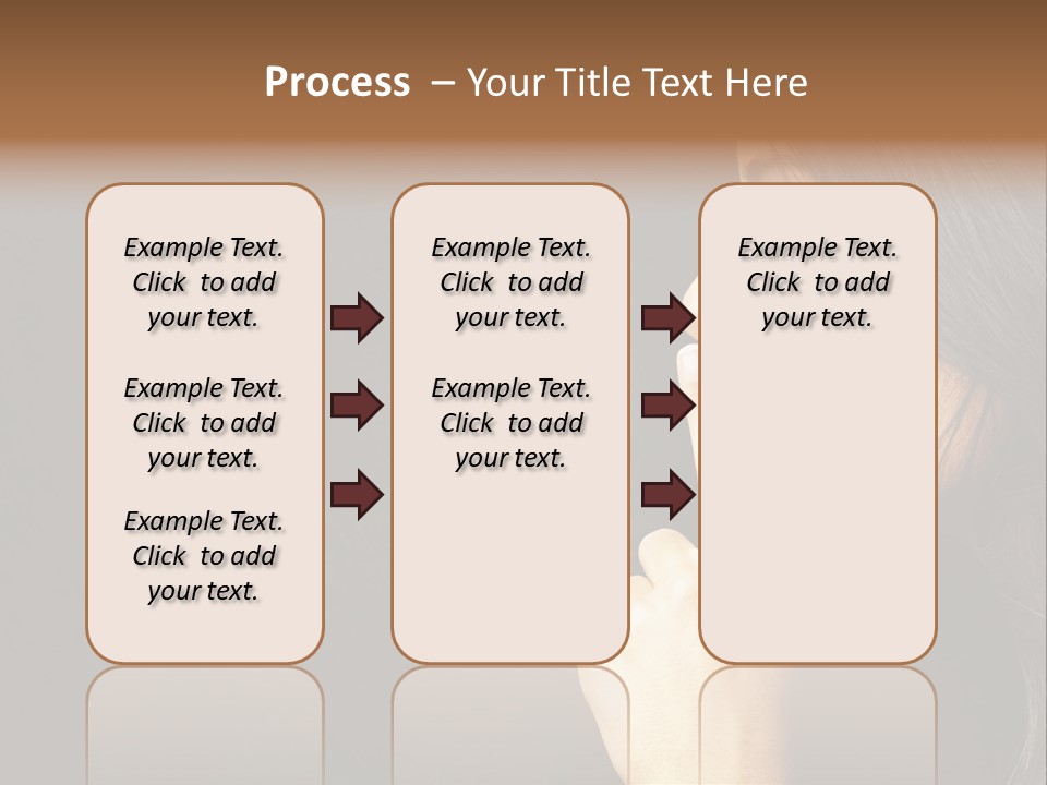 Woman Sign Calm PowerPoint Template