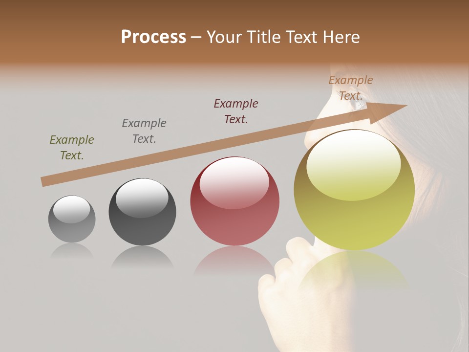 Woman Sign Calm PowerPoint Template