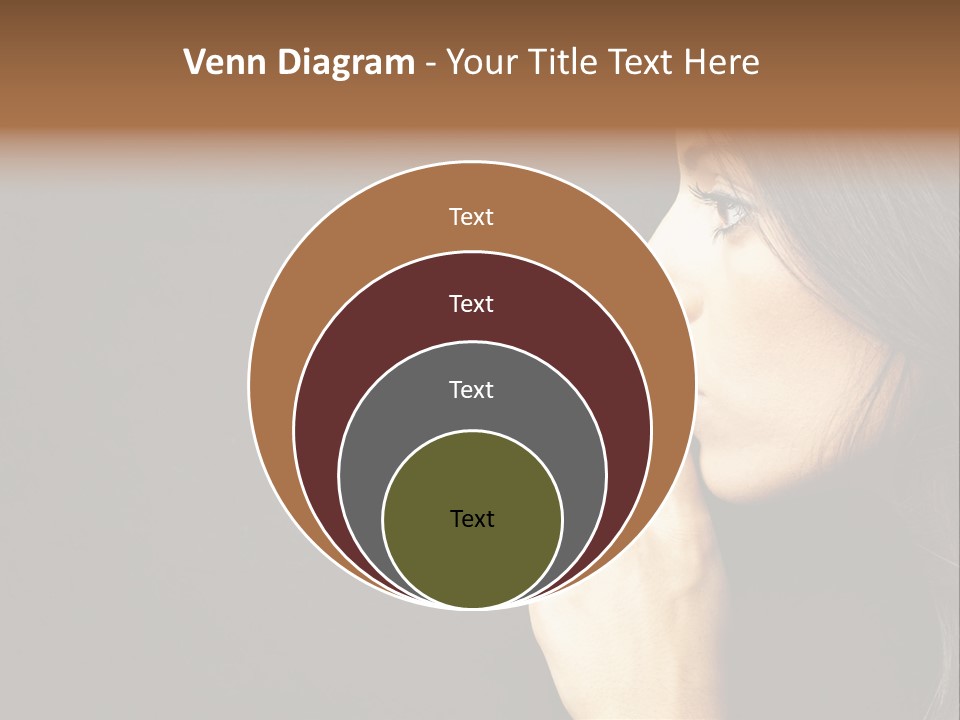 Woman Sign Calm PowerPoint Template