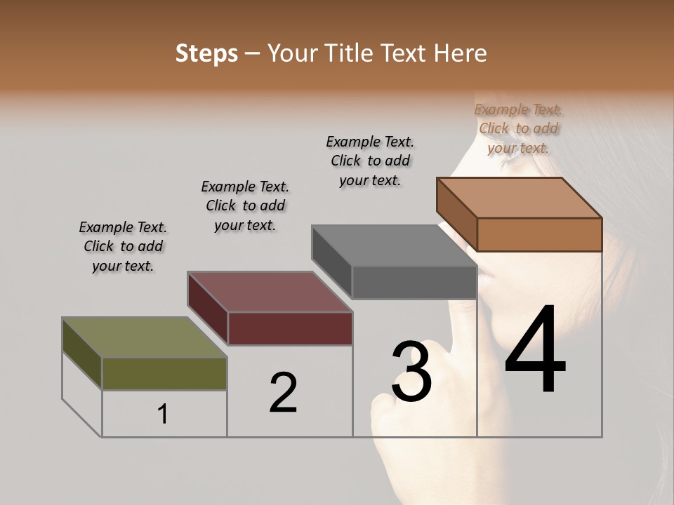 Woman Sign Calm PowerPoint Template