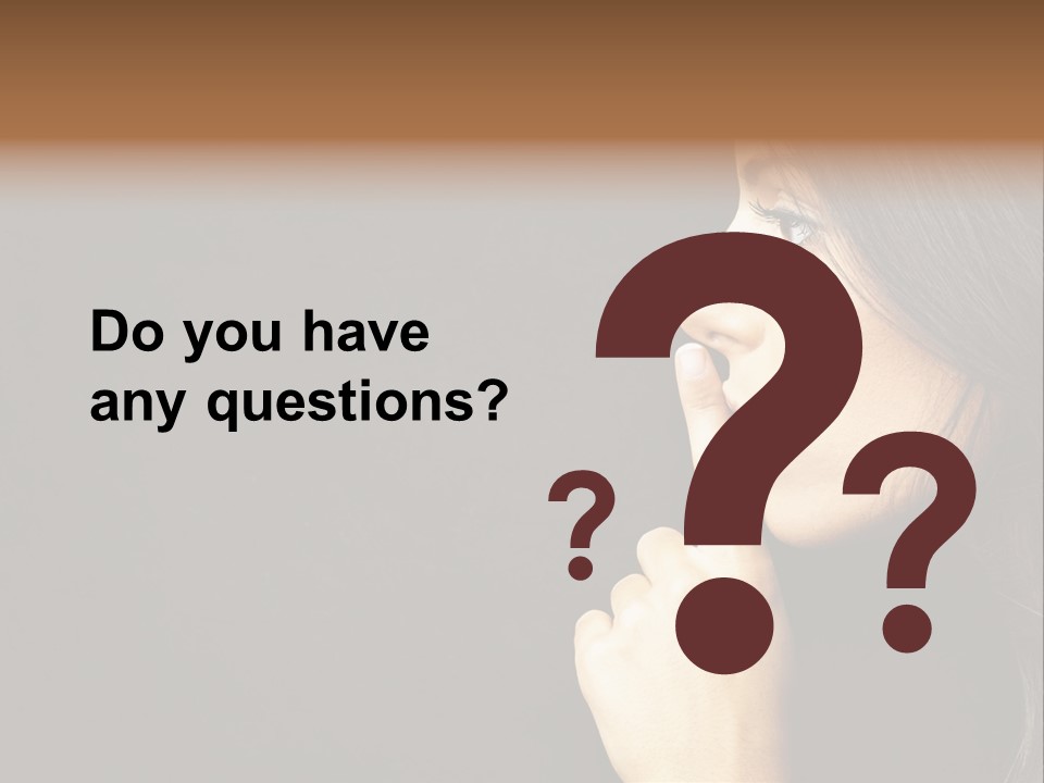 Woman Sign Calm PowerPoint Template